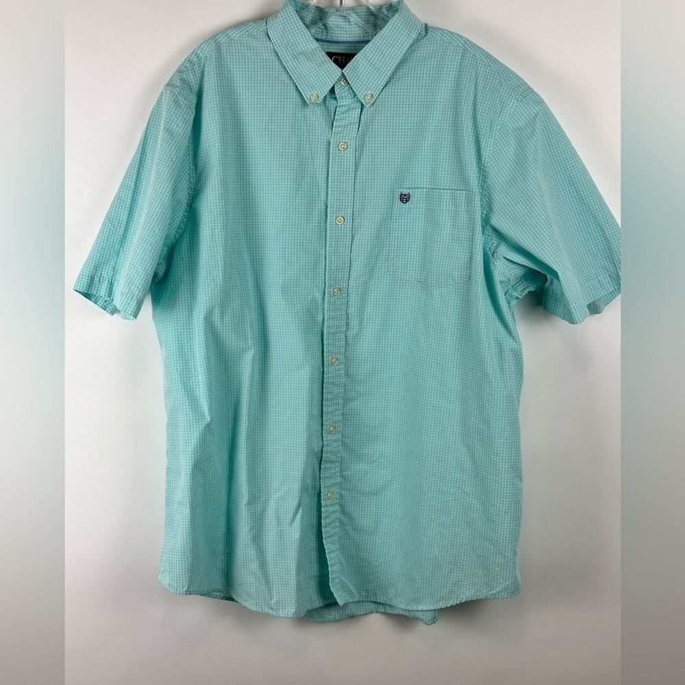 Men's Easy Care Short Sleeve Button Down Shirt